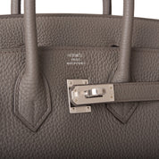 Hermès Birkin 25 Etain Togo Palladium Hardware