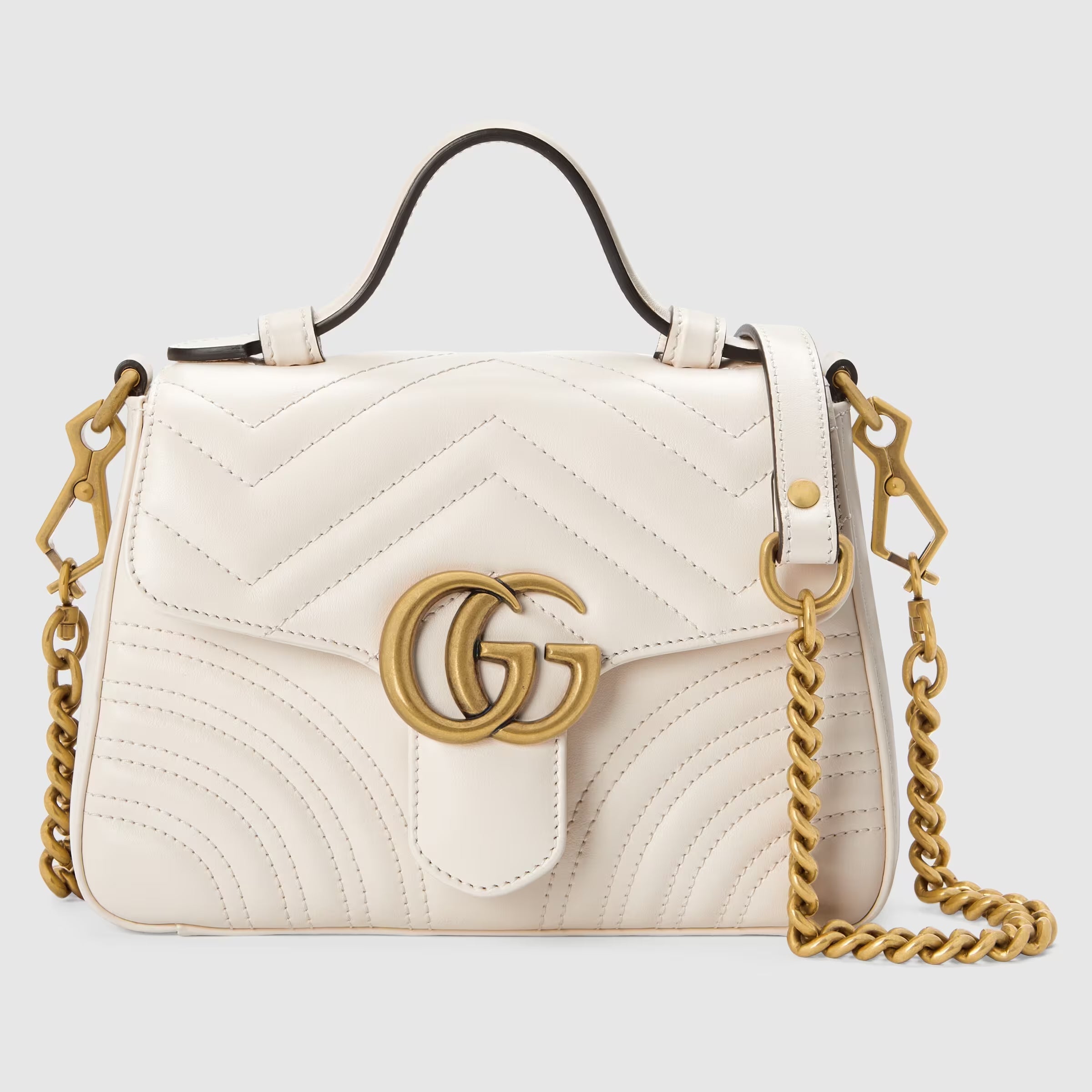 GG Marmont mini top handle bag