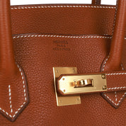 Hermès Birkin 35 Barenia Faubourg Gold Hardware