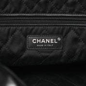 Shiny Calfskin Quilted Small Chanel 22 Black