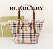 2 colors Checkered cowhide bag