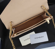 4 colors Luxury cowhide leather chain bag