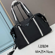 low-profile luxury black travel bag bag