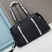 low-profile luxury black travel bag bag