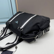 low-profile luxury black travel bag bag