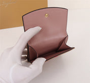 4 colors cowhide coin card case