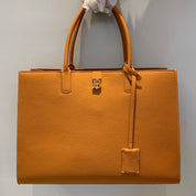 3 colors cow leather large tote bag