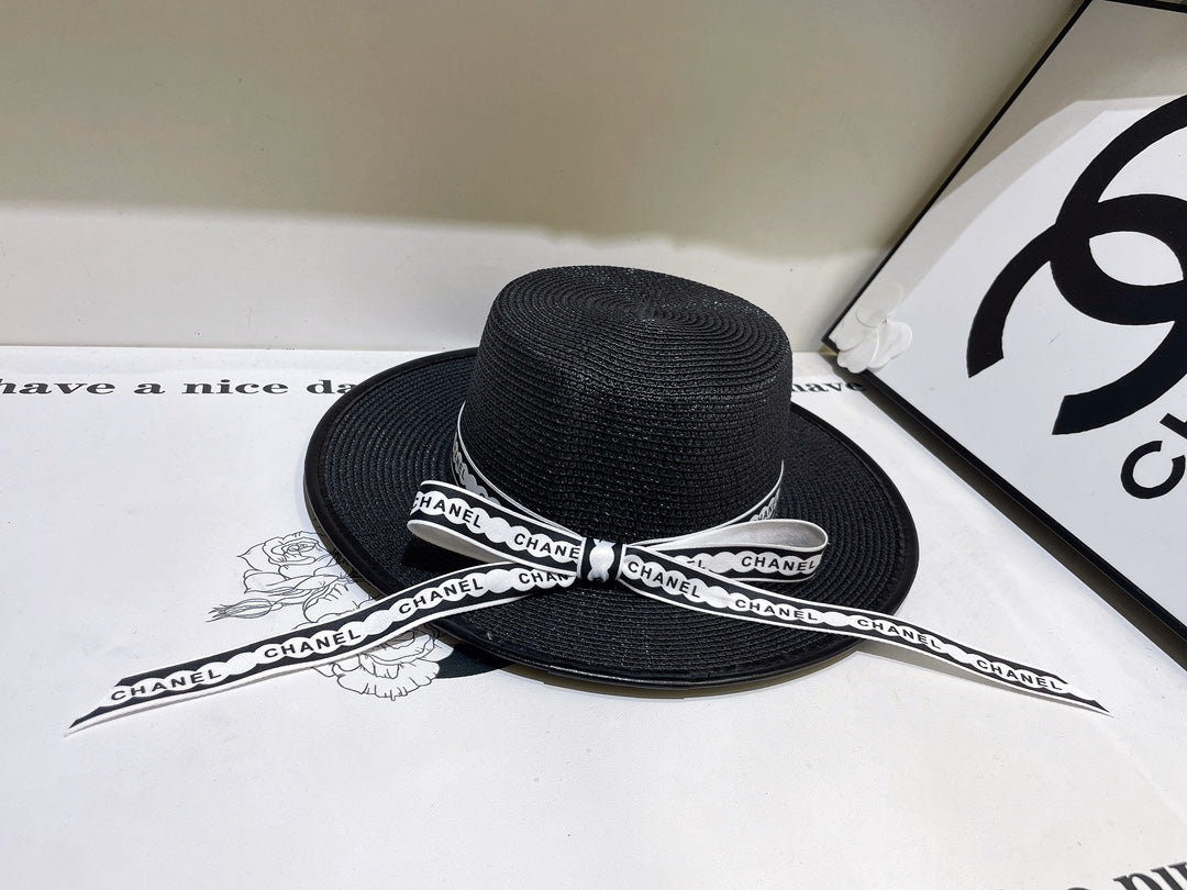 4-color tie bow flat top hat