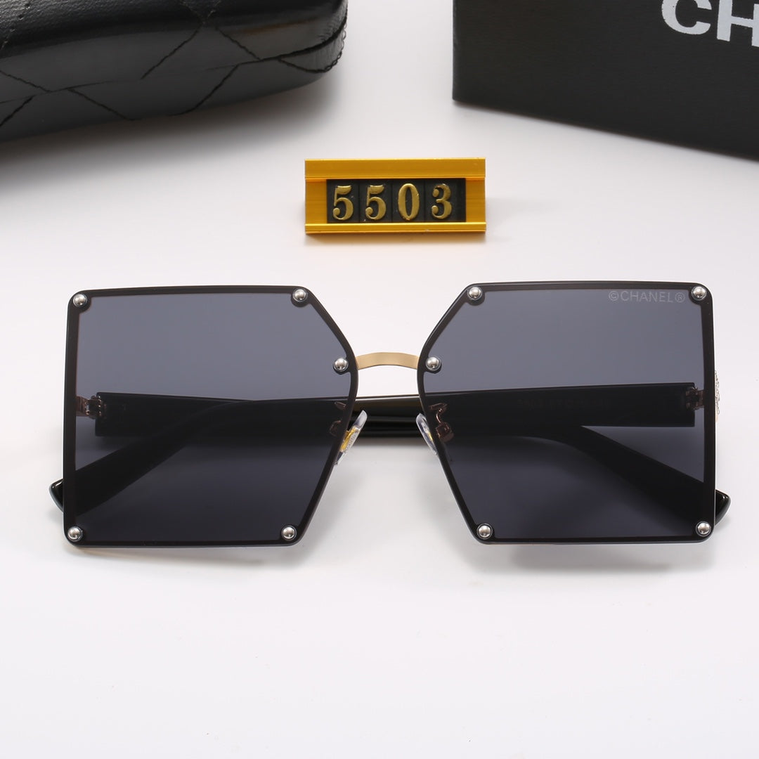 6-color stylish CC letter sunglasses