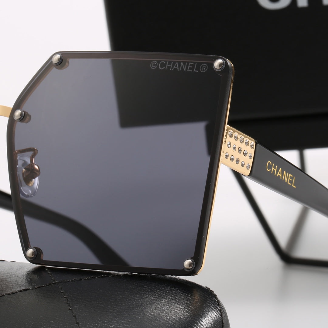 6-color stylish CC letter sunglasses