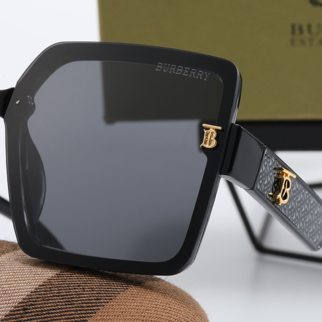 6-color stylish B-letter temple sunglasses