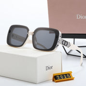 4-color fashion CD letter square frame sunglasses