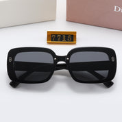 4-color fashion CD letter square frame sunglasses