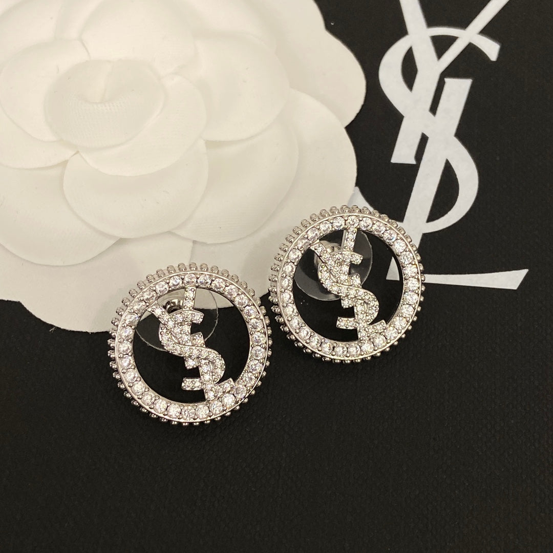 Fashion YS rhinestone earrings