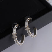 Fashion CC rhinestone earrings