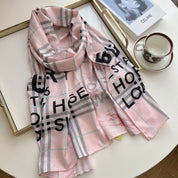 Fashionable BUR double-sided printed silk scarf