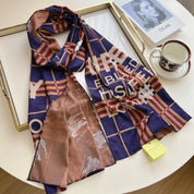 Fashionable BUR double-sided printed silk scarf