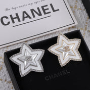 Fashion CC five-pointed star brooch