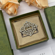 Fashion GG diamond brooch