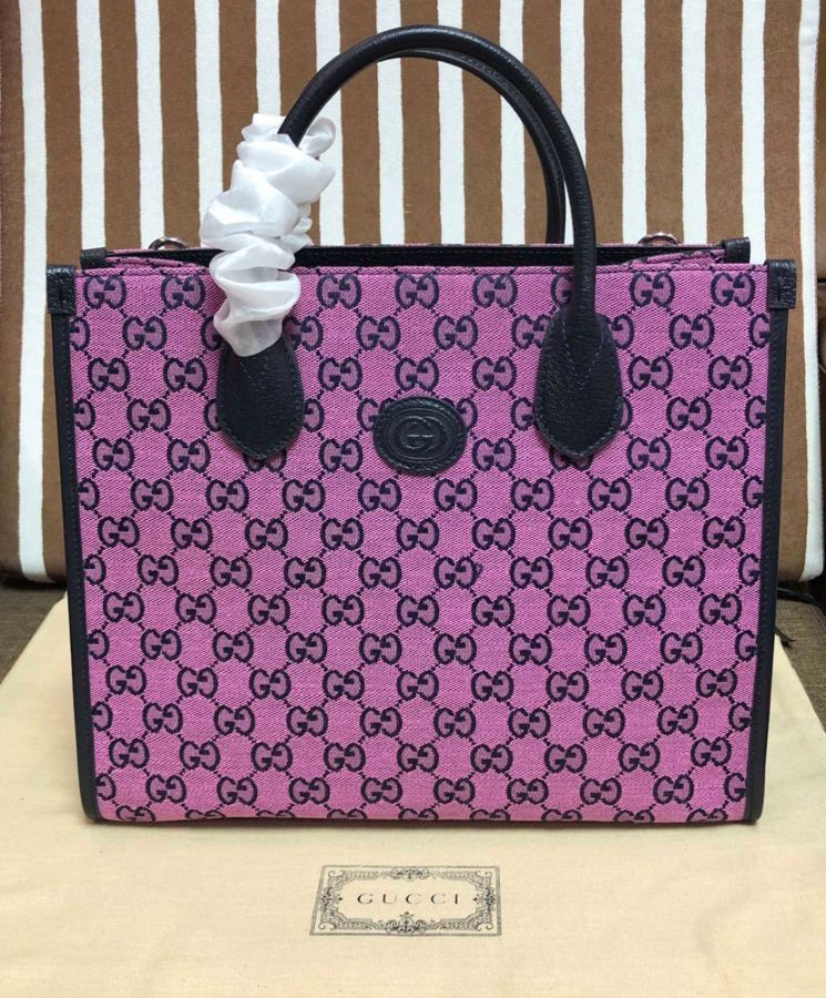 Gucci GG Multicolour Small Tote Bag 659983