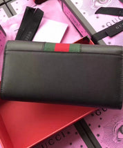 Gucci Sylvie leather continental wallet 476084