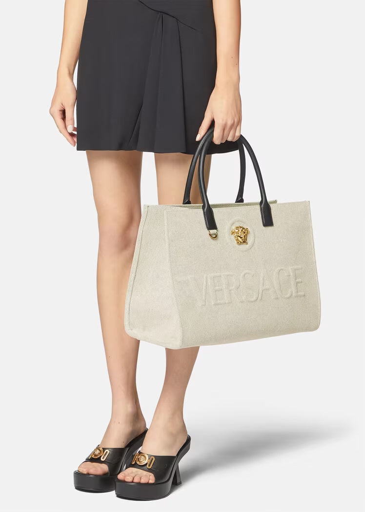 LA MEDUSA CANVAS TOTE BAG