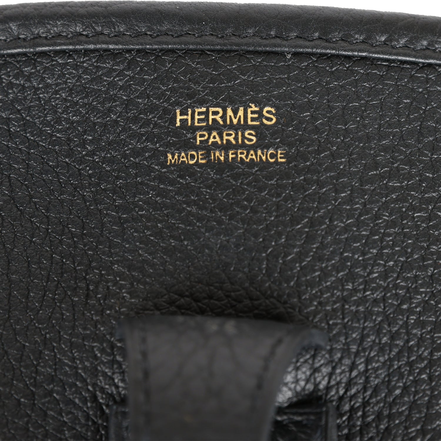 Hermès Evelyne PM Black Clemence Gold Hardware