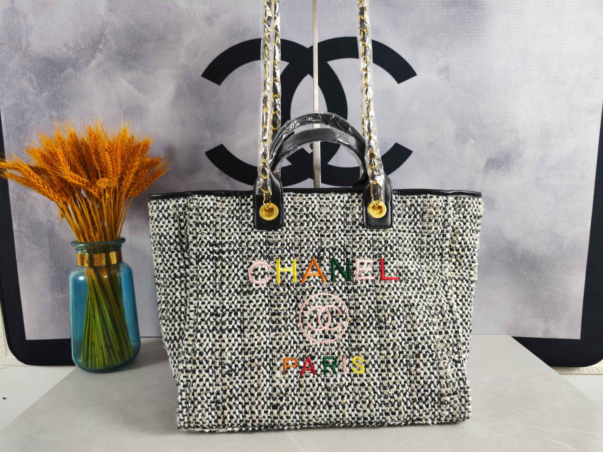 October new products - hand-woven beach bag