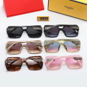 6-color fashion FFLOGO temple sunglasses polarized glasses