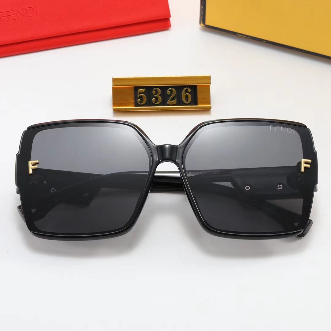 6-color fashion FFLOGO temple sunglasses polarized glasses