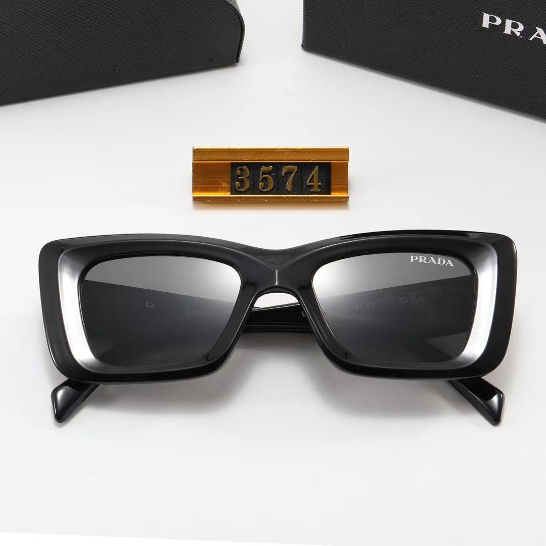 4 Colors Fashionable PA Square Frame Sunglasses Polarized