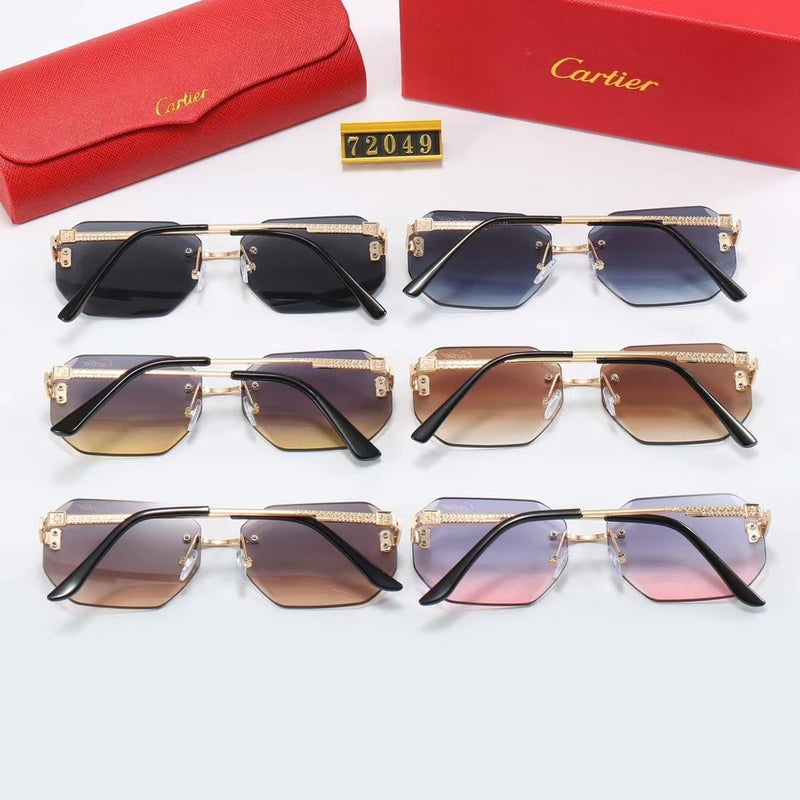 6 Color Women's Sunglasses—72049