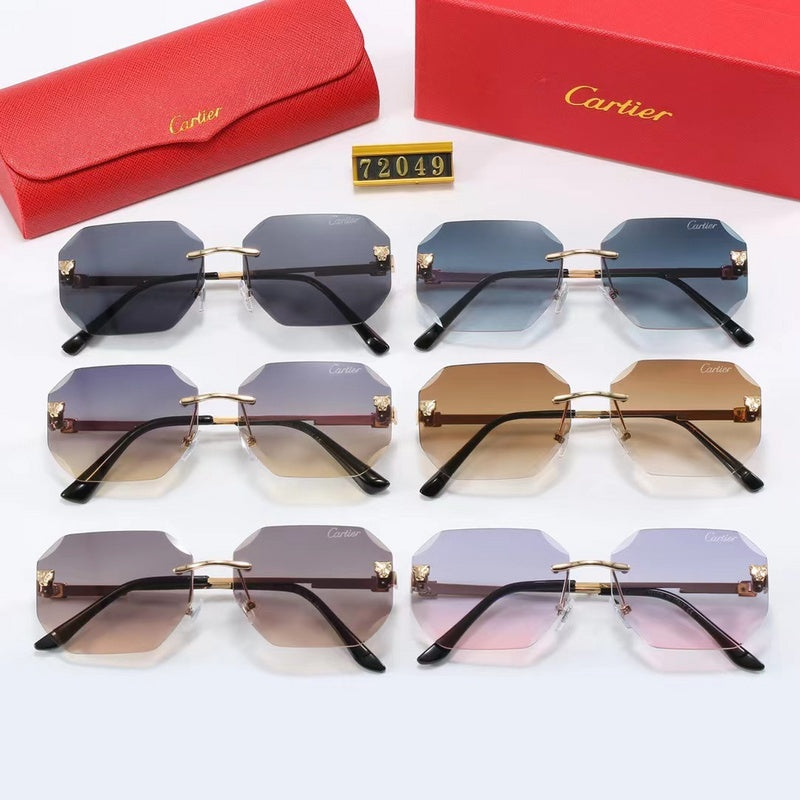 6 Color Women's Sunglasses—72049