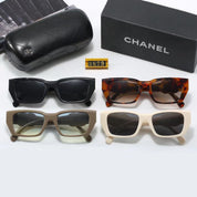 4-color fashionable CC printed temple polarized sunglasses