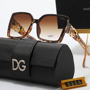 7-color fashionable DG letter temple polarized sunglasses