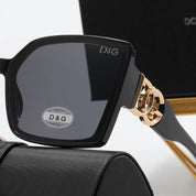 7-color fashionable DG letter temple polarized sunglasses