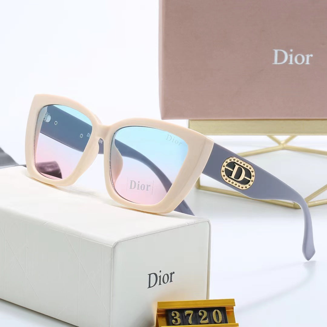 8-color fashionable CD letter polarized sunglasses