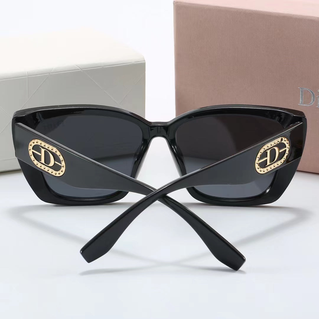 8-color fashionable CD letter polarized sunglasses