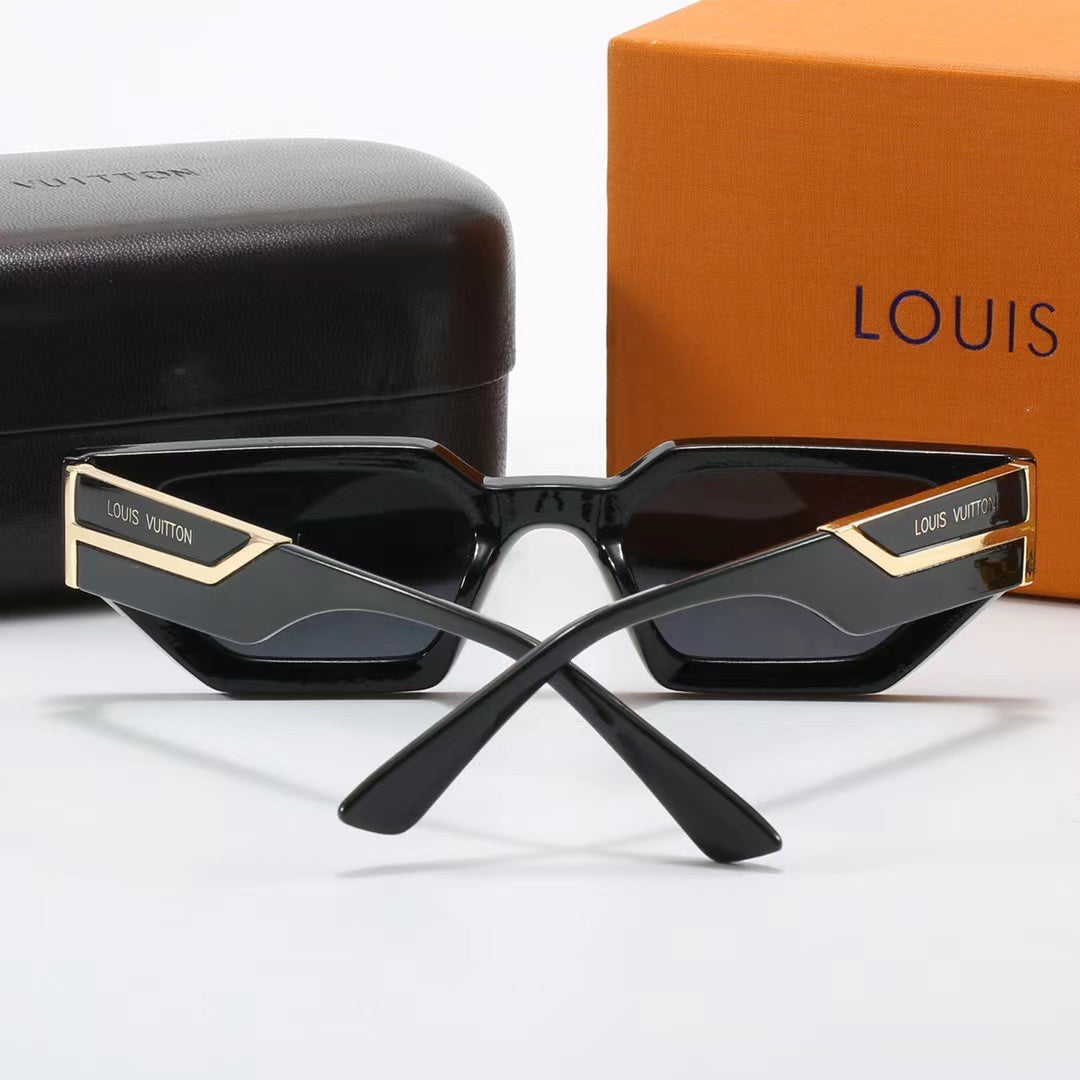 4-color fashionable four-leaf clover letter polarized sunglasses