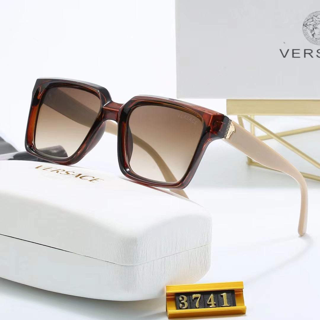 4-color fashionable VE letter polarized sunglasses