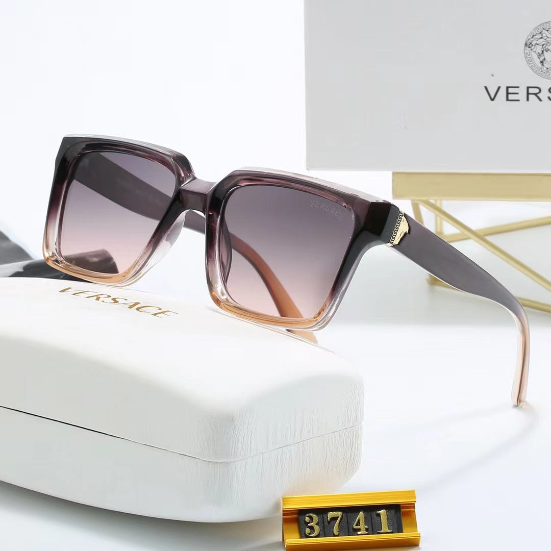 4-color fashionable VE letter polarized sunglasses