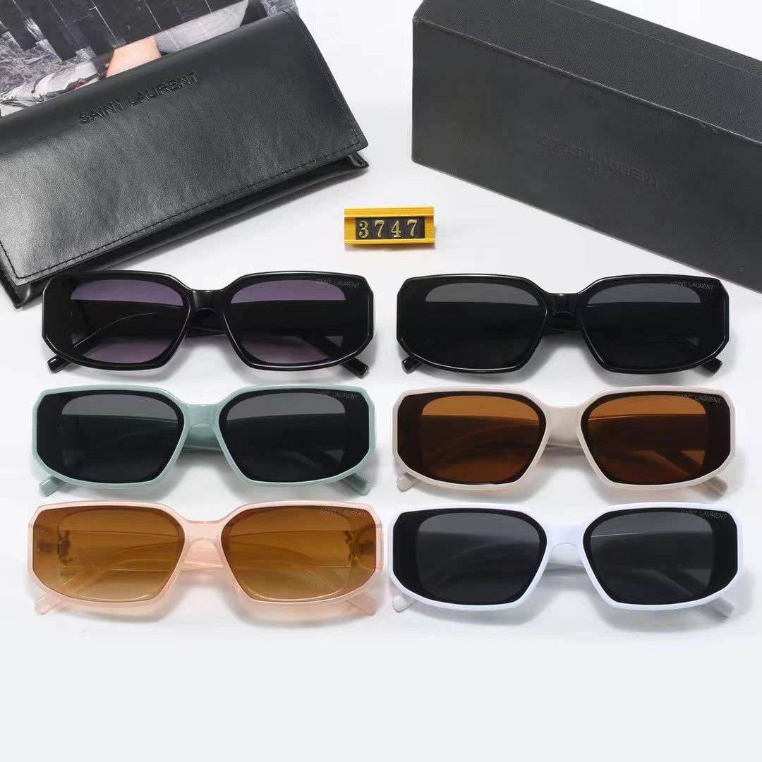 6-color fashionable YSL letter sunglasses