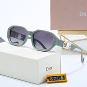 4-color fashionable CD letter temple polarized sunglasses