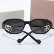 4-color fashionable CD letter temple polarized sunglasses