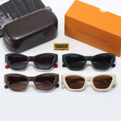 4-color fashionable four-leaf clover temple polarized sunglasses