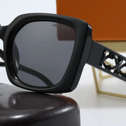 4 colors fashionable L letter temple polarized sunglasses