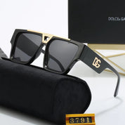 4-color fashionable DG letter temple polarized sunglasses