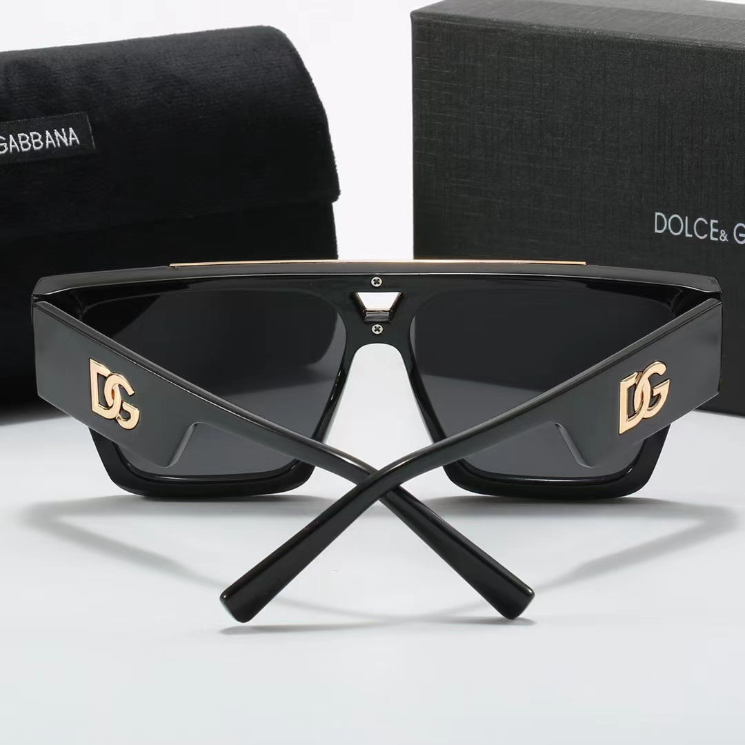 4-color fashionable DG letter temple polarized sunglasses