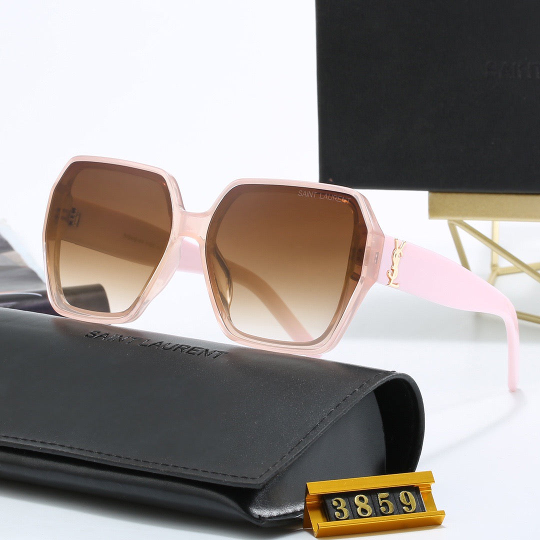 6-color fashionable YSL letter sunglasses