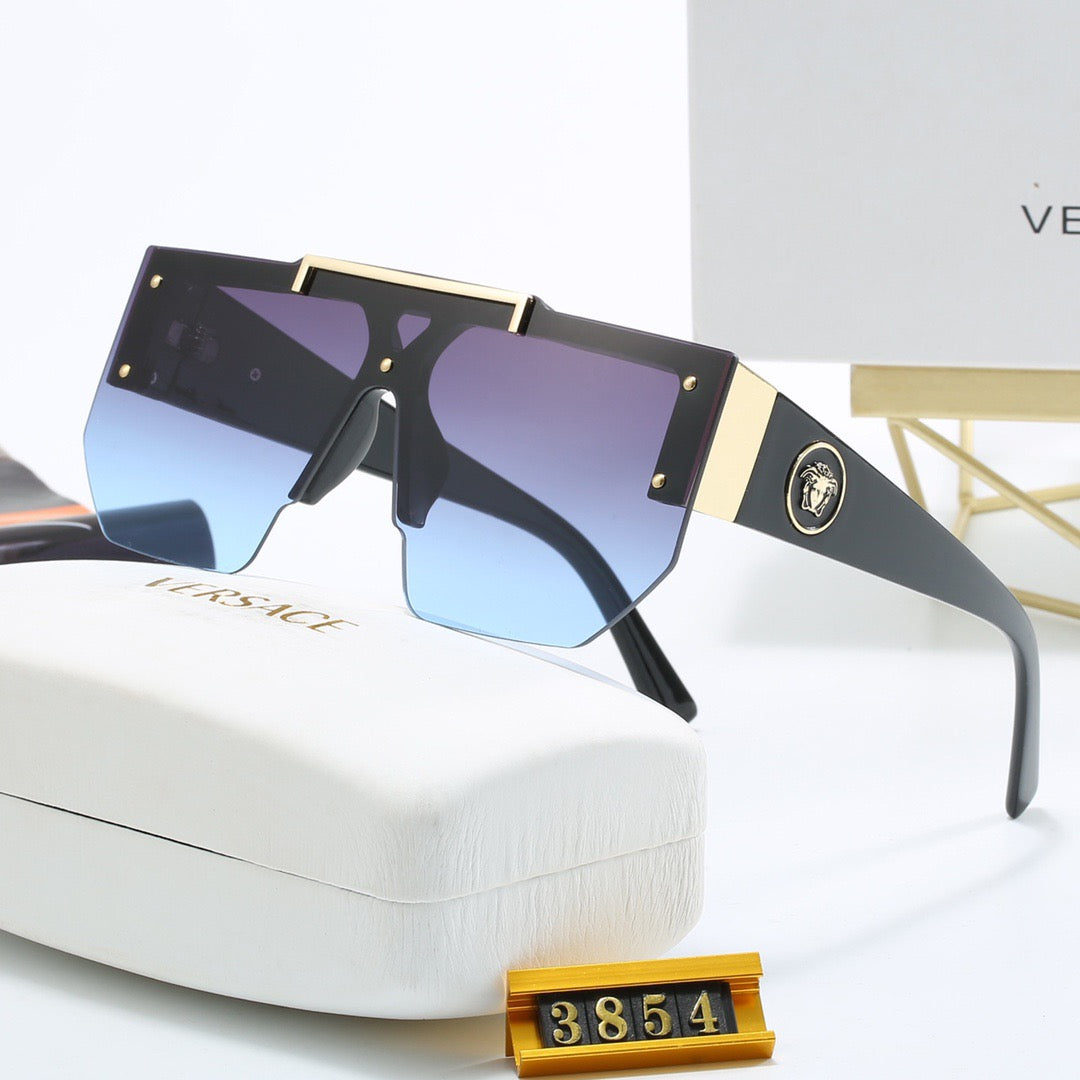 4-color fashionable VE letter sunglasses